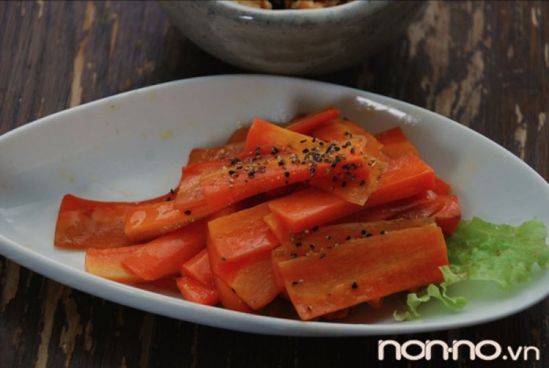 cà rốt hầm dầu dừa